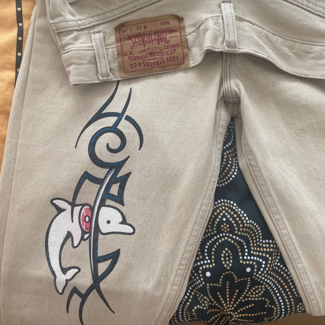 Jeans: Vintage Levis Reworked Jeans Gr.S – Usato da Arth venduto da ivikiwishop 2