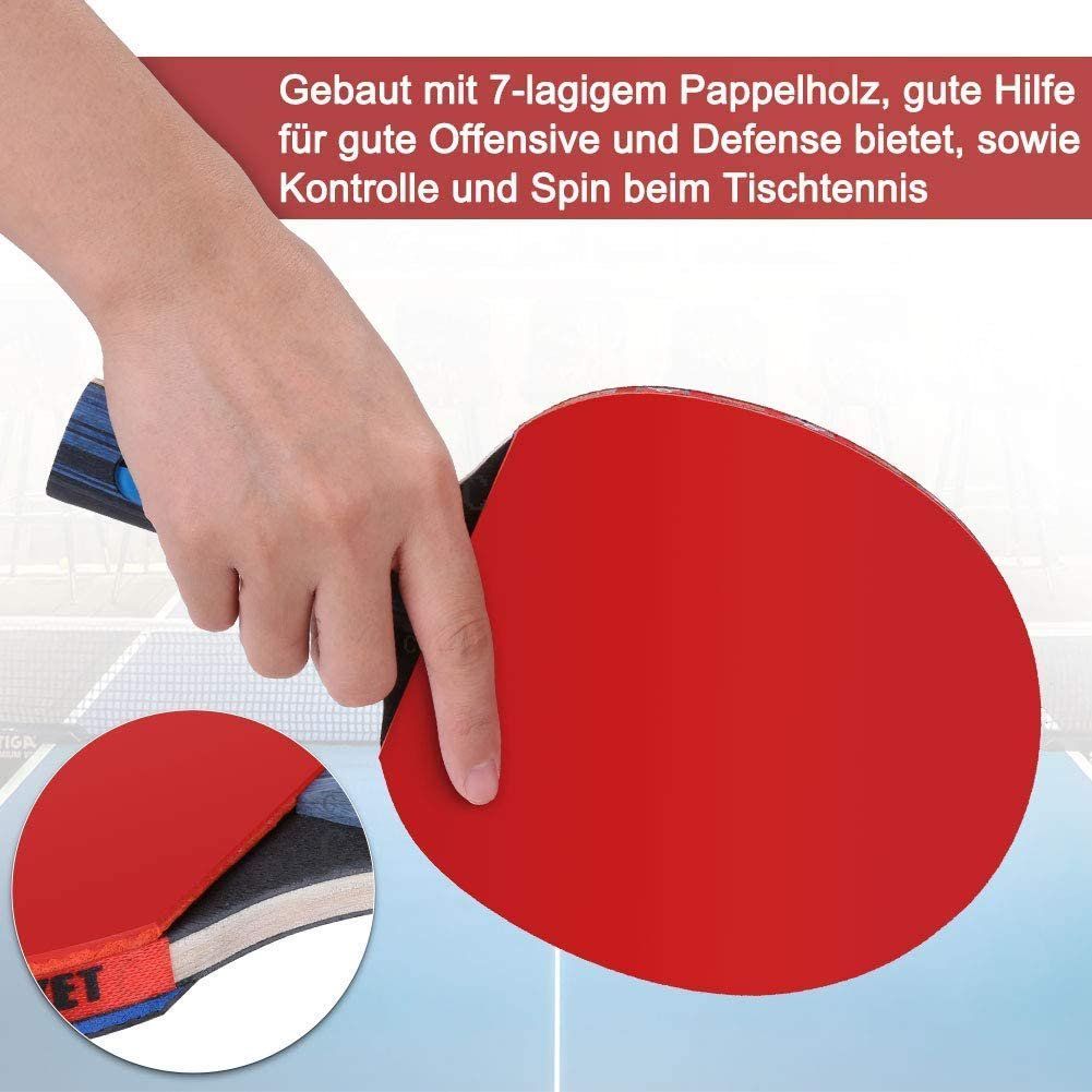 Tennis da tavolo: 4 Tischtennisschläger + 8 Bälle – Nuovo e nell'imballaggio originale da Nuglar venduto da SaleRitter 2