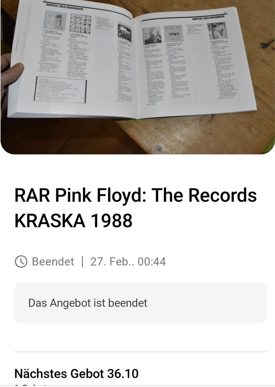 Libri: RAR: PINK FLOYD: BIOGRAFY. – Usato da Altdorf UR venduto da BLACKGARLIC 5