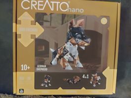 CREATO nano 4in1 Hunde Bauset mit LEDs NEU