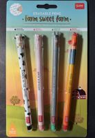 Legami Erasable Pens Farm Sweet Farm | 4er-Set | Neu & OVP
