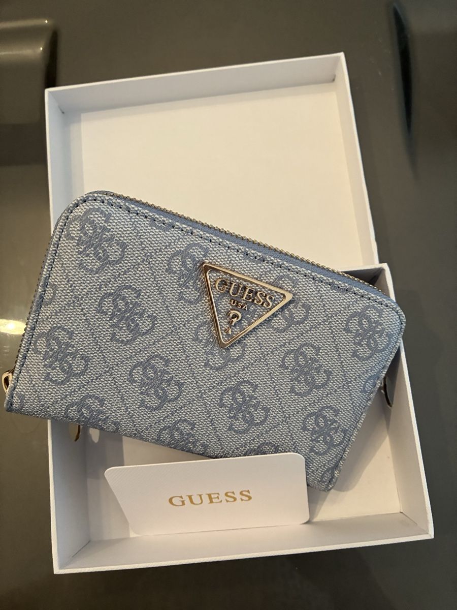 Guess Portemonnaie: Portefeuilles Guess bleu – Neu und originalverpackt aus Brent von miloune