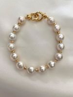 10-11 mm Barock Süsswasserperlen/Perlen Armbänder