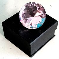 Kristall Diamant Rosa Ø 5cm