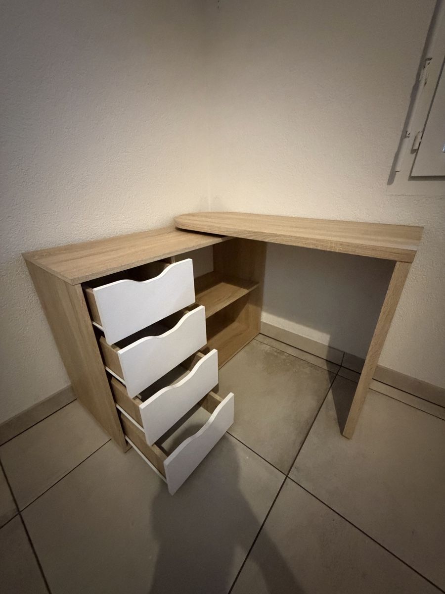 Conforama Scrivanie: Petit bureau fonctionnel  – Nuovo (secondo la descrizione) da Fully venduto da cyr_6l57 3