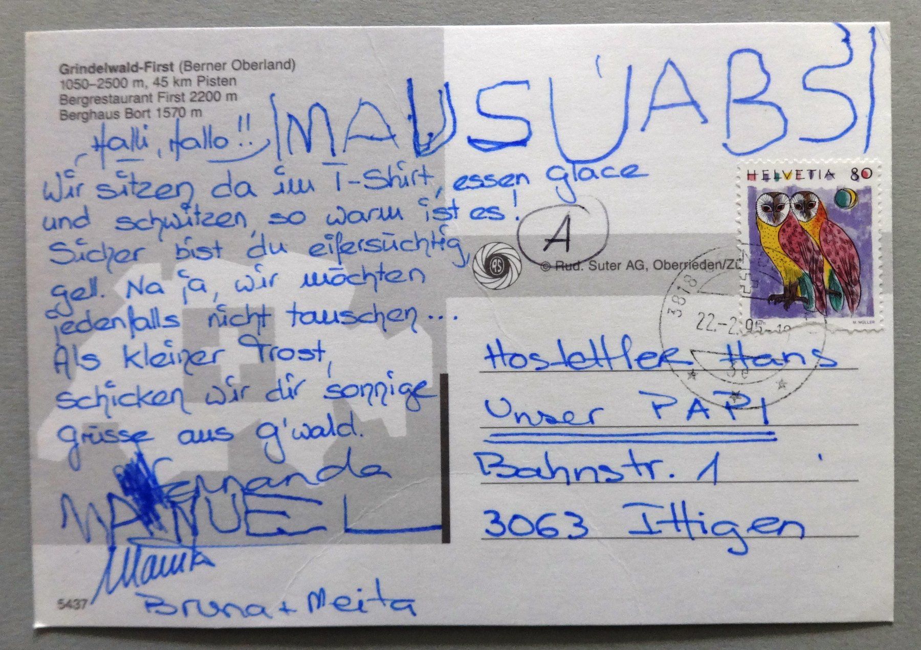 Cartoline postali: Grindelwald-First (B.O.) – Difettoso da Fétigny venduto da Billy2miny 1
