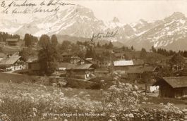Villars  VD  Village et les Muverans     en  1 9 2 6