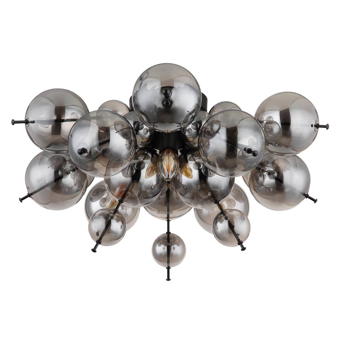 Lampadari & plafoniere: Deckenleuchte, Glas, Rauchfarbe, 55 cm Ø – Nuovo (secondo la descrizione) da Kreuzlingen venduto da Smart-Light 3