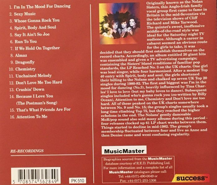 CD: The Nolan Sisters - I'm in the mood for dancing – Usato da Grüningen venduto da azulgris 1