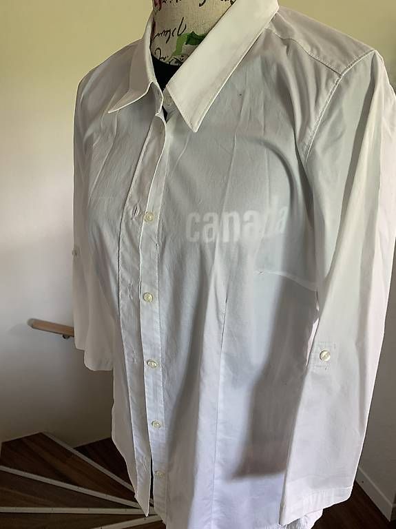 Camicette: Bluse weiss Ärmel 3/4 Amara Grösse L – Nuovo (secondo la descrizione) da Zeihen venduto da cindyscad