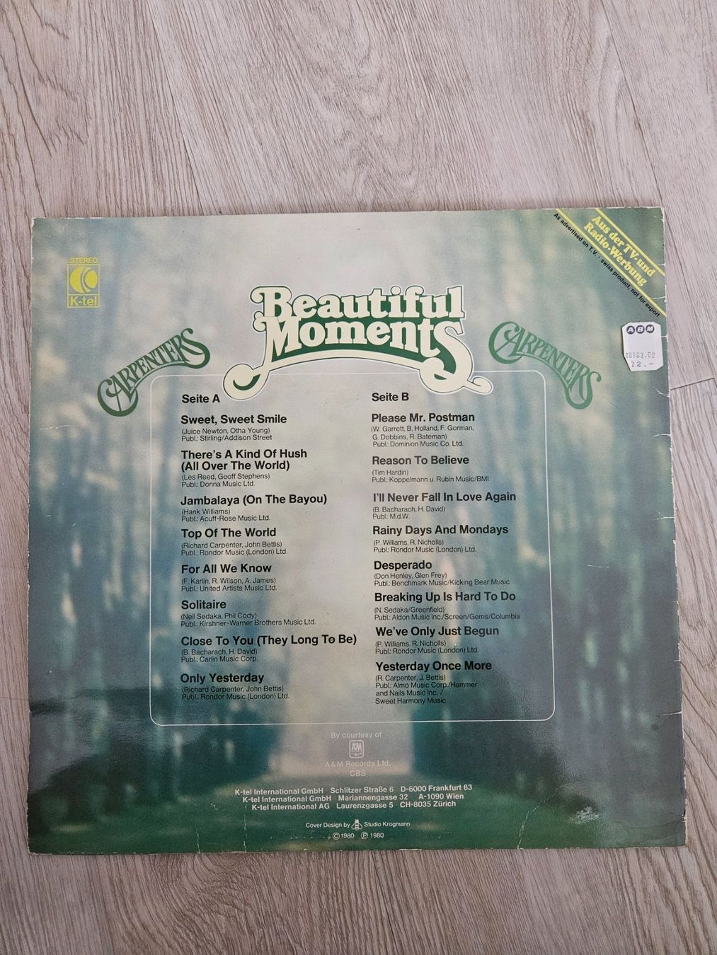 Dischi in vinile: Beautiful Moments Schallplatte Vinyl – Usato da Wattwil venduto da Belinda98 1