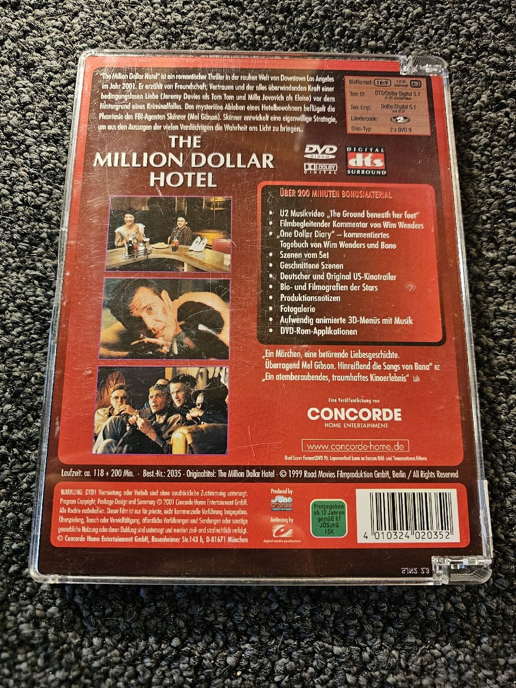 Tutti i DVDs: The Million Dollar Hotel (21157) – Usato da Ruswil venduto da jan_bxl5 1