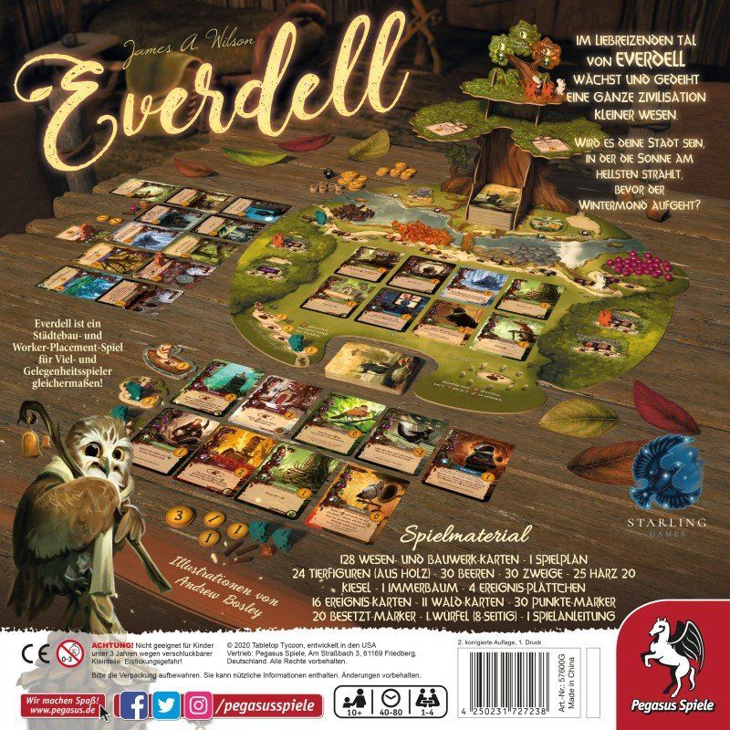 Pegasus Spiele Giochi: Spiel Everdell – Nuovo e nell'imballaggio originale da Uster venduto da Ludit 1