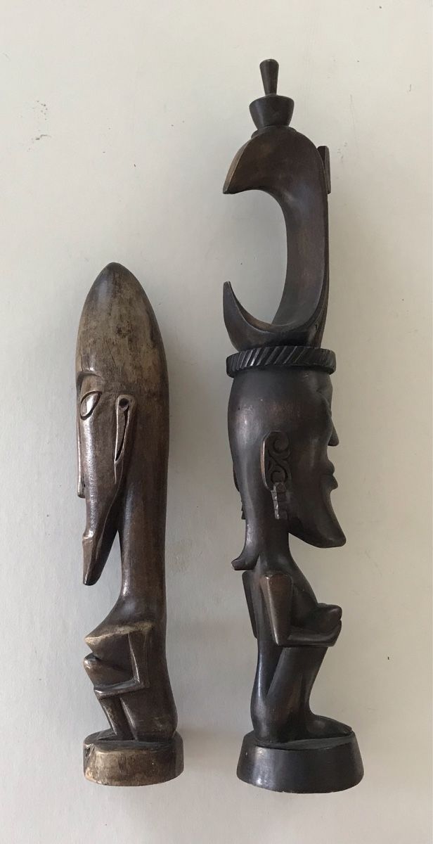 Skulpturen & Statuen: Statuettes africaines authentiques - décor d'automne! – Gebraucht aus Penthaz von Petrus45 6