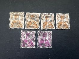 Lot Vollstempel Helvetia Brustbild  (4625)