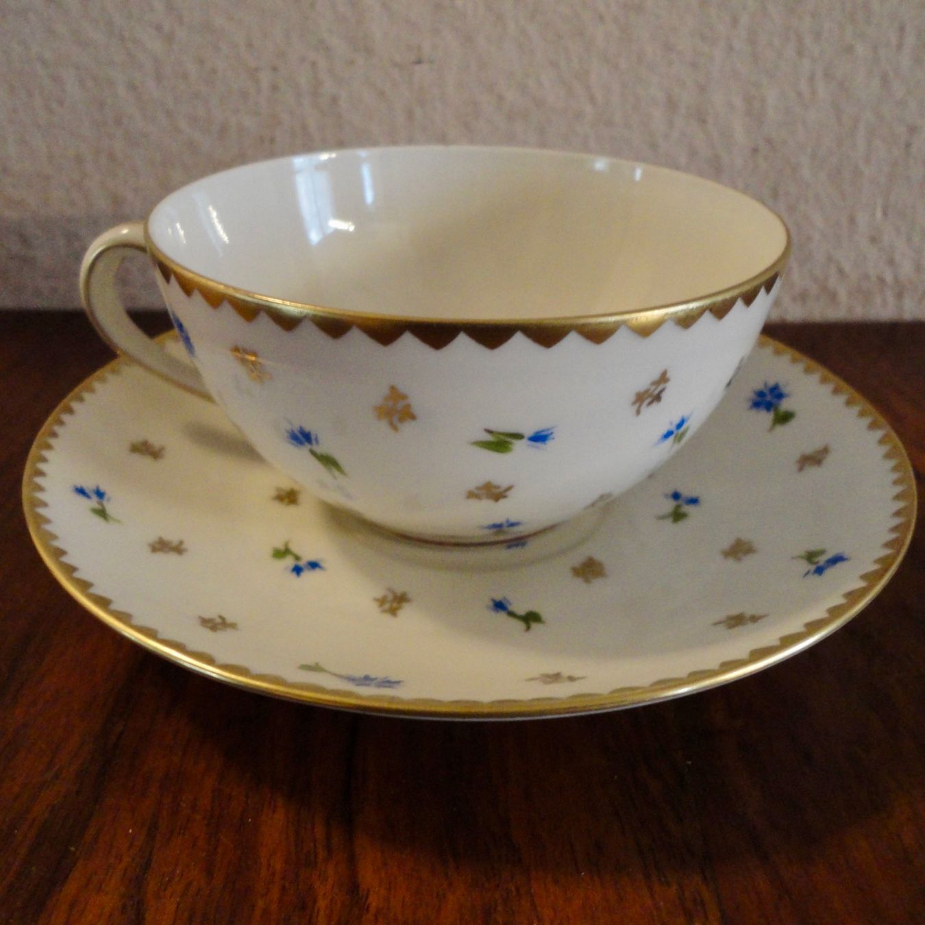 Tazze: Langenthal Teetasse mit Unterteller (Kornblumen) – Usato da WÄDENSWIL venduto da katti01 1