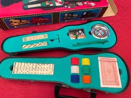 Spielset in Geige Roulette, Karten Tombola Gewinn