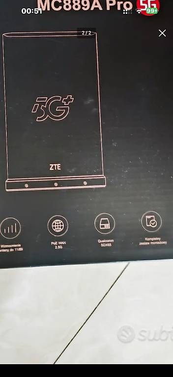 Modem & Router: ZTE MC889a Pro – Usato da Adliswil venduto da lul_5h6f