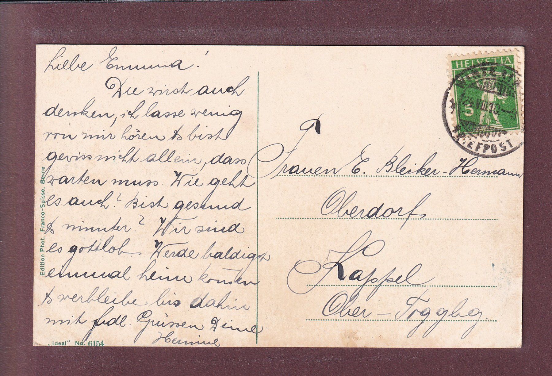 Cartoline postali: WINTERTHUR - Technikum - 1910 – Usato da Pully venduto da nicecards 1
