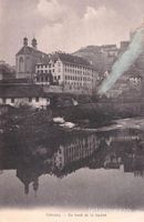Fribourg FR // 1907 Au Bord de la Sarine