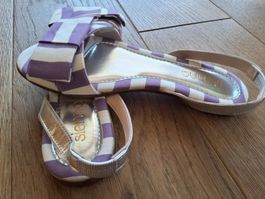 Sandaletten Sienna gestreift Grösse 38 Damen neu