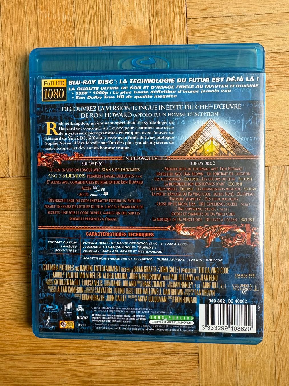 Alle DVDs: The Da Vinci Code - Version Longue - 2 Blu-ray Discs – Neu (gemäss Beschreibung) aus Zürich von Malcom 2