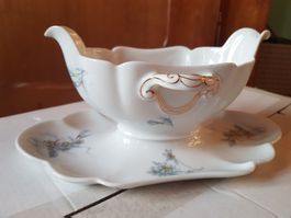 Porzellan Sauciere Alfred Hache & Co, Vierzon France