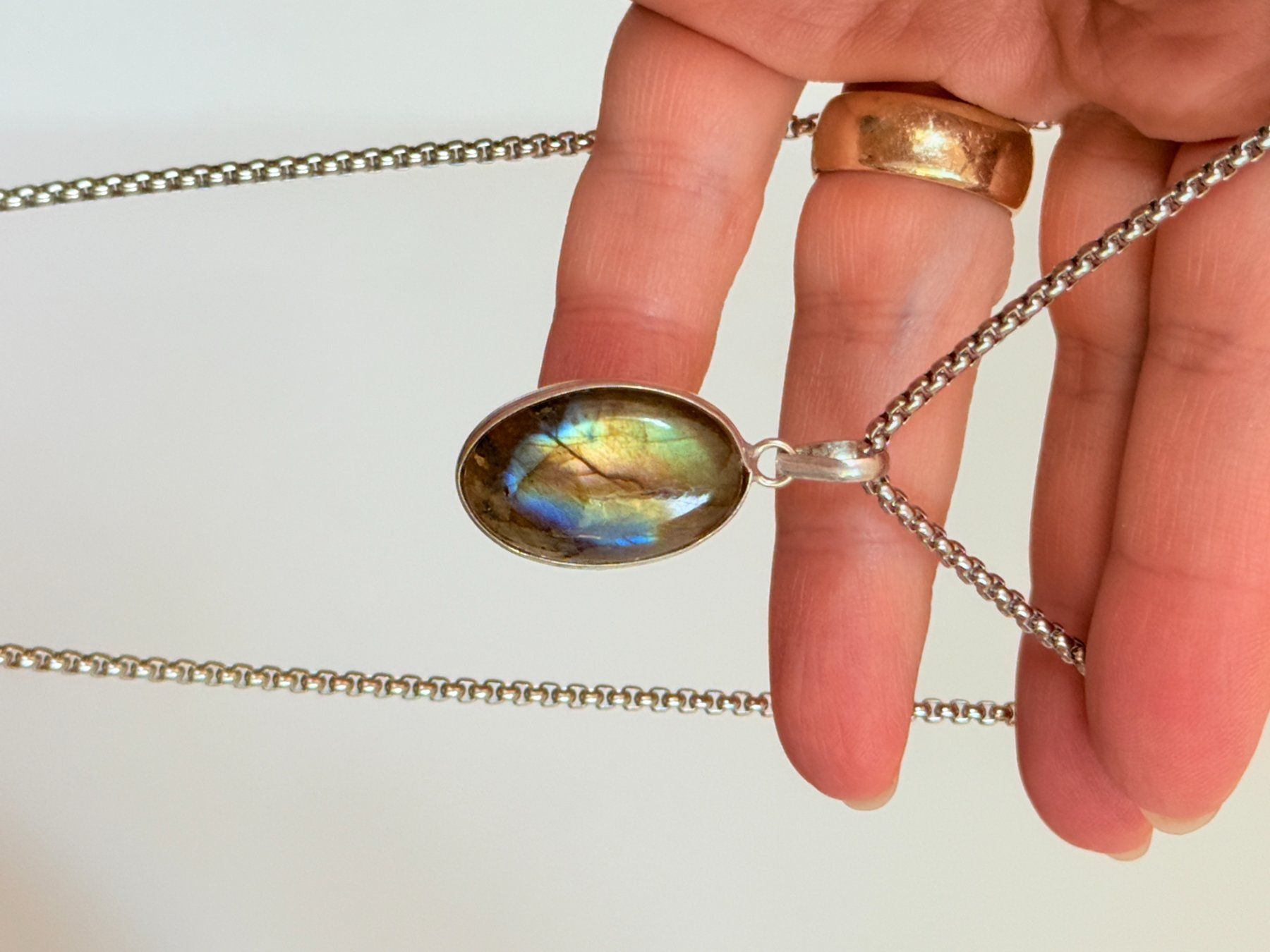 Catenine: Collier avec Labradorite – Nuovo e nell'imballaggio originale da Genève venduto da AWWA 8
