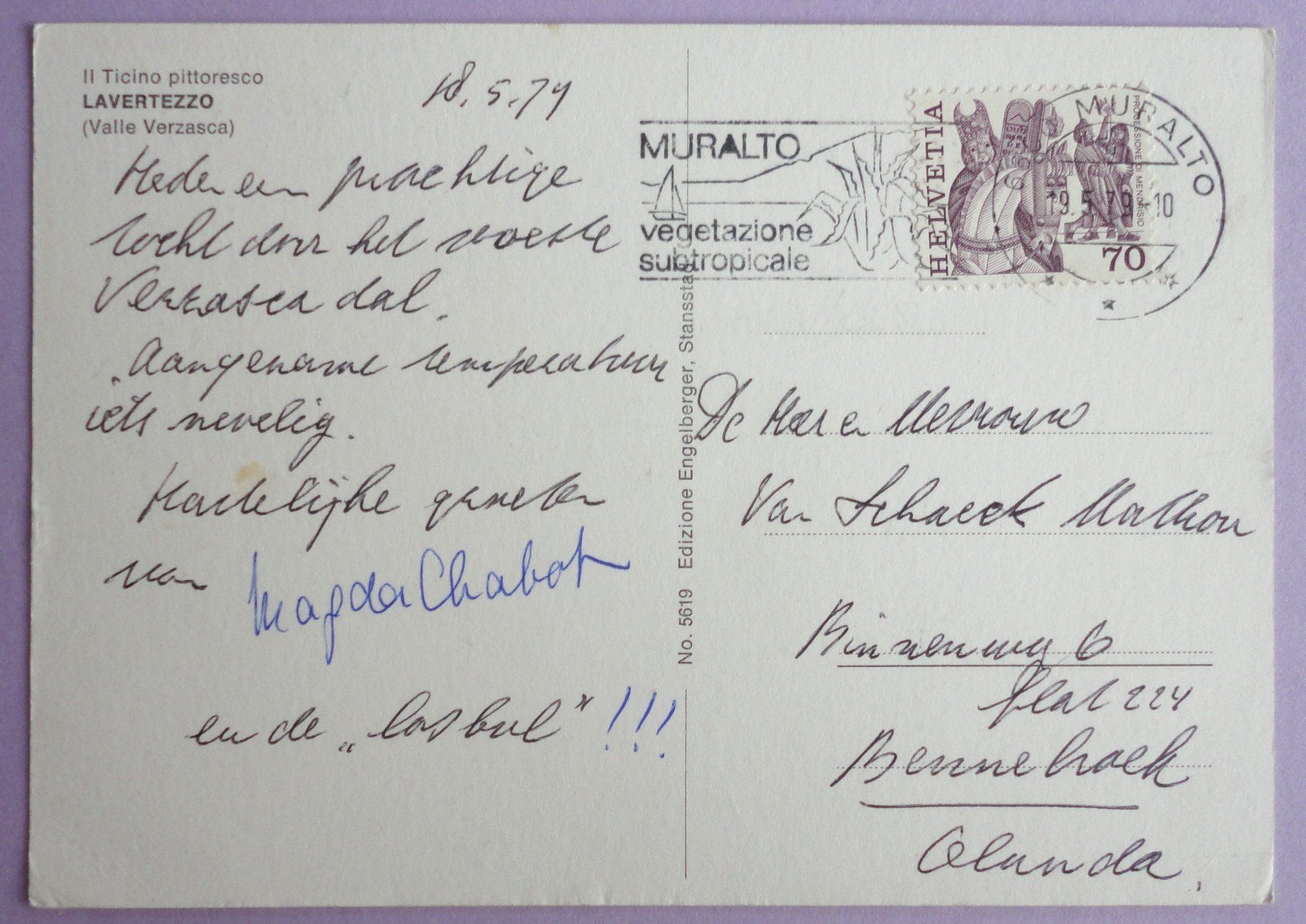 Cartoline postali: Lavertezzo (Valle Verzasca) – Usato da Fétigny venduto da Billy2miny 1