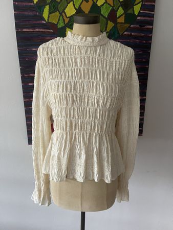 Gesmockte Bluse Gr.46/48
