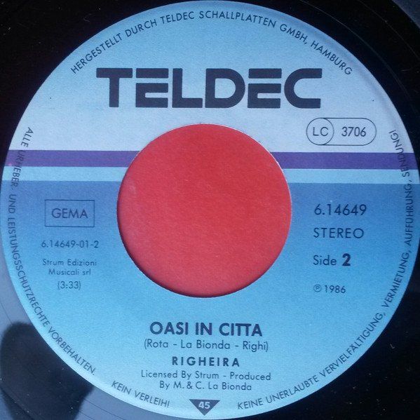 Schallplatten: Righeira: Italians A Go-Go 7" – Gebraucht aus Steinhausen von Vilivinili 1