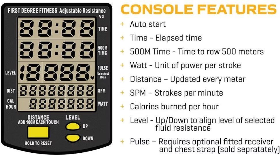 Hometrainer: Fluid Rower Apollo Plus - Rowing machine - Rudermaschine – Gebraucht aus Thalwil von brunof 8