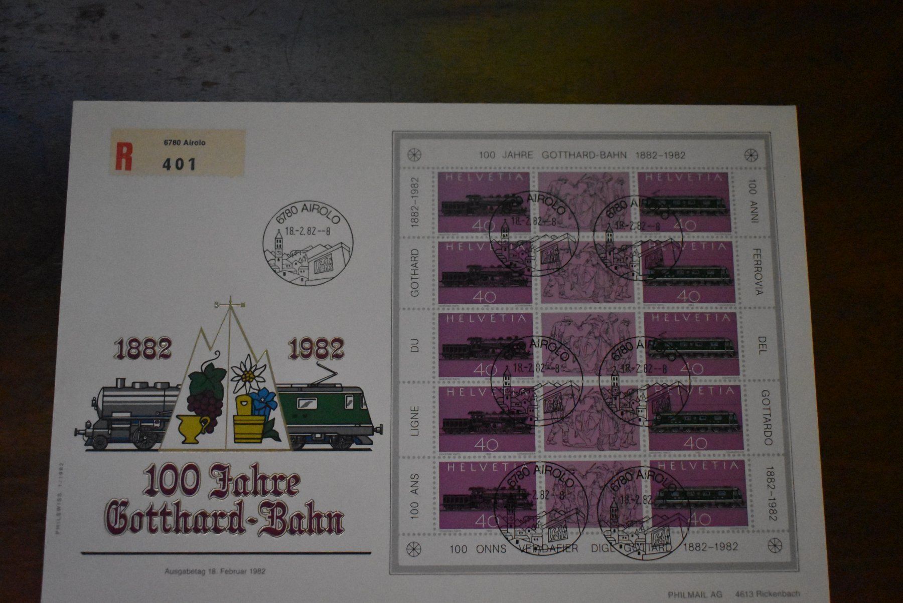 Tutti i francobolli: Briefmarken – Usato da Männedorf venduto da chr_7kc9