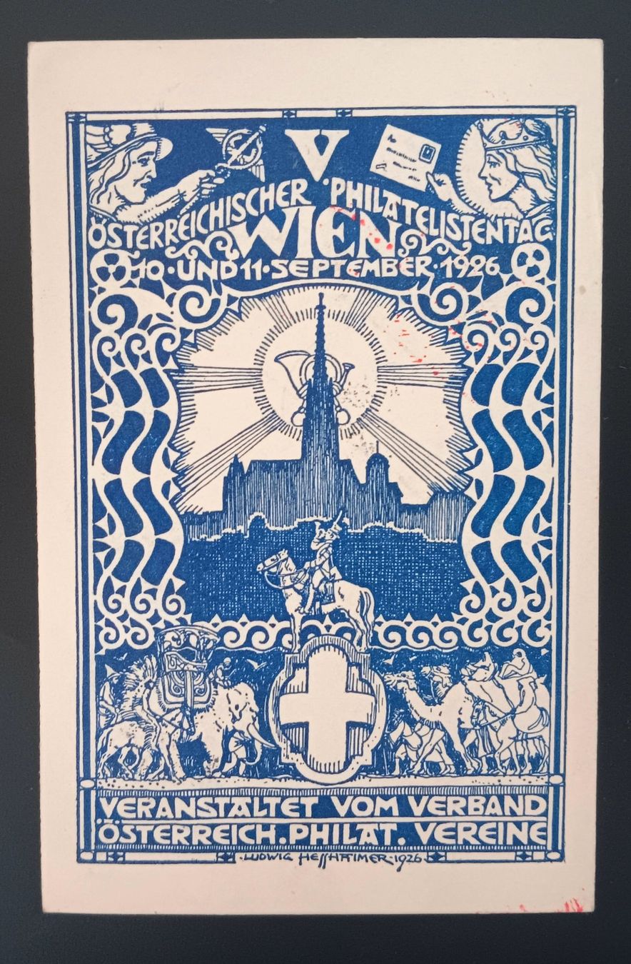 Cartoline postali: Österreich Luftpost Postkarte 1926 – Usato da Holderbank AG venduto da DINOS-PHILA 1