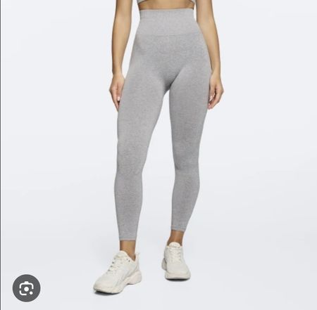Graue Sport Leggings, Grösse M