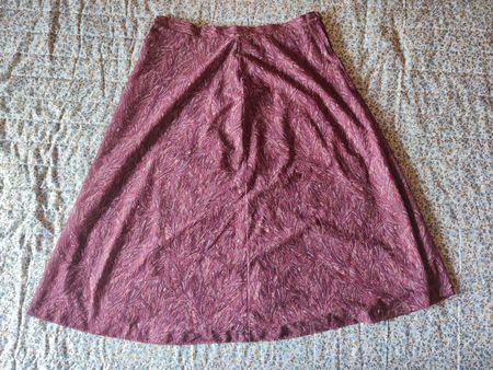 Original retro Bordeaux Rock. Gr. 38, Top Z