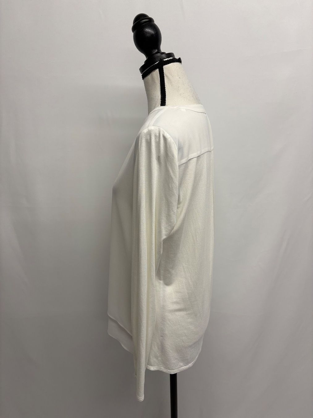 Opus Camicette: Opus elegante Bluse in Weiss Gr. 36 Viskose Jersey – Nuovo (secondo la descrizione) da Regensdorf venduto da secondchancefashion 1