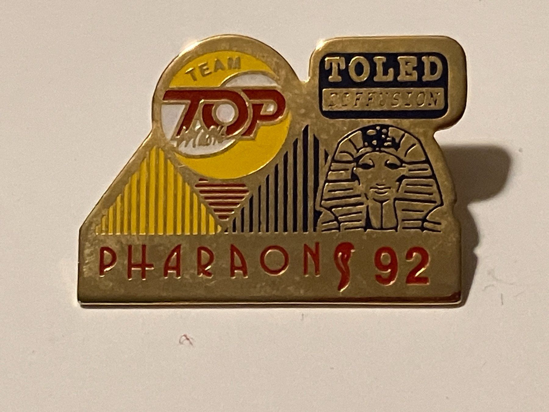 Placchette & Badge: 1 Pin Pharaons 1992 Toled – Usato da Basel venduto da djwwpp