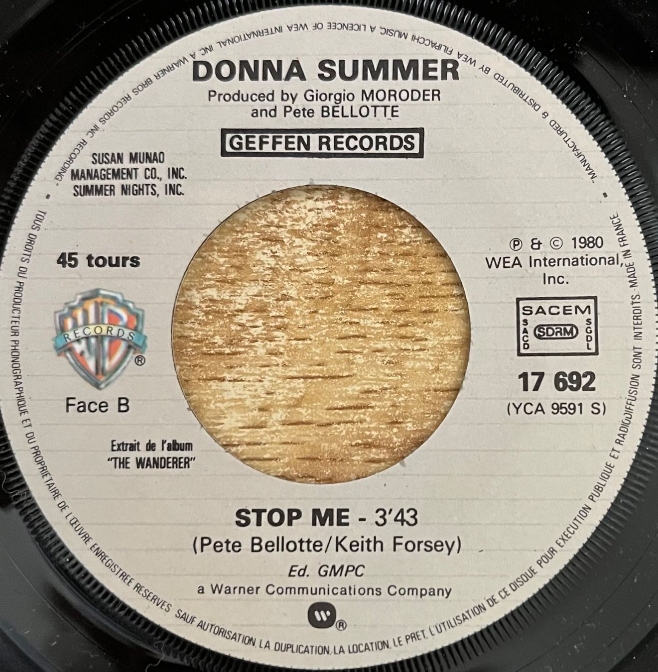 Schallplatten: DONNA SUMMER - THE WANDERER – Gebraucht aus Bussigny von vinyl-pas-cher 3
