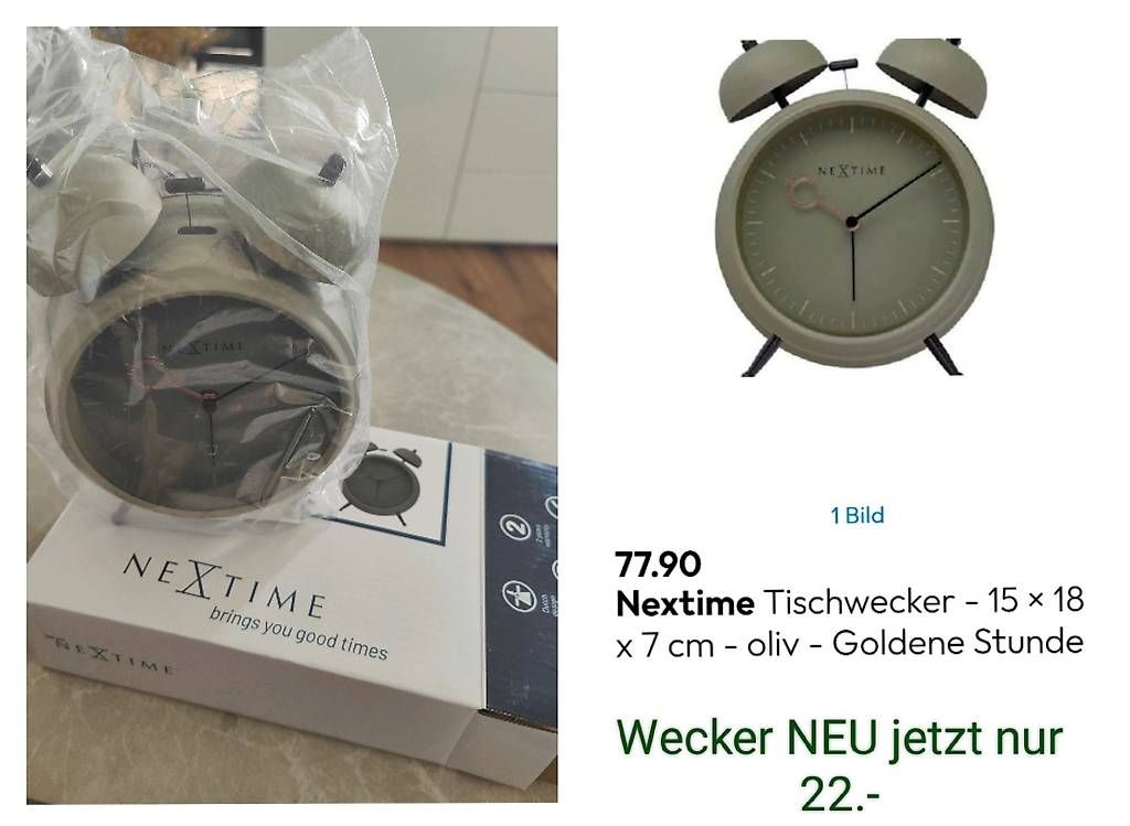 Réveils: Nextime Tischwecker – Neuf avec emballage d'origine à Beromünster par aniram90
