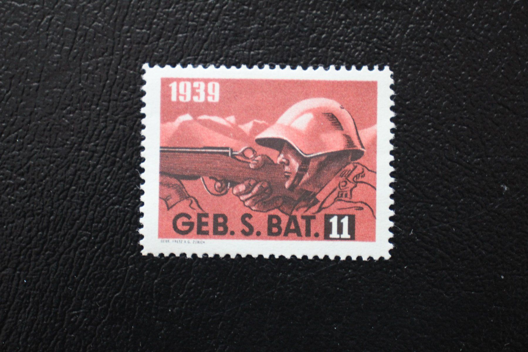 Alle Briefmarken: GEB. S. BAT. 11  SOLDATENMARKE 1939 – Gebraucht aus Wiedlisbach von Hrudolfo