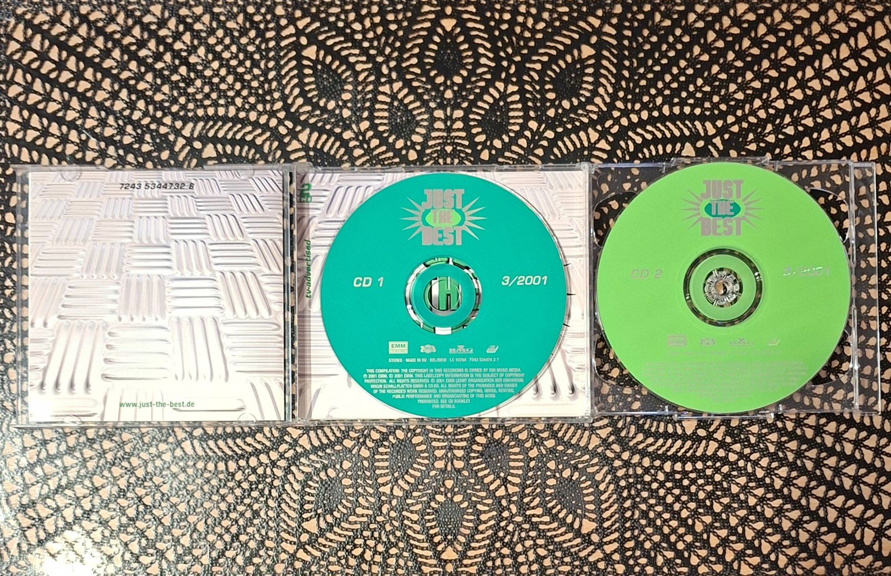 CD: Just The Best Vol. 3-2001, 2CD Hit Compilation Sampler 2001 – Usato da Schönenberg TG venduto da breiti12 2