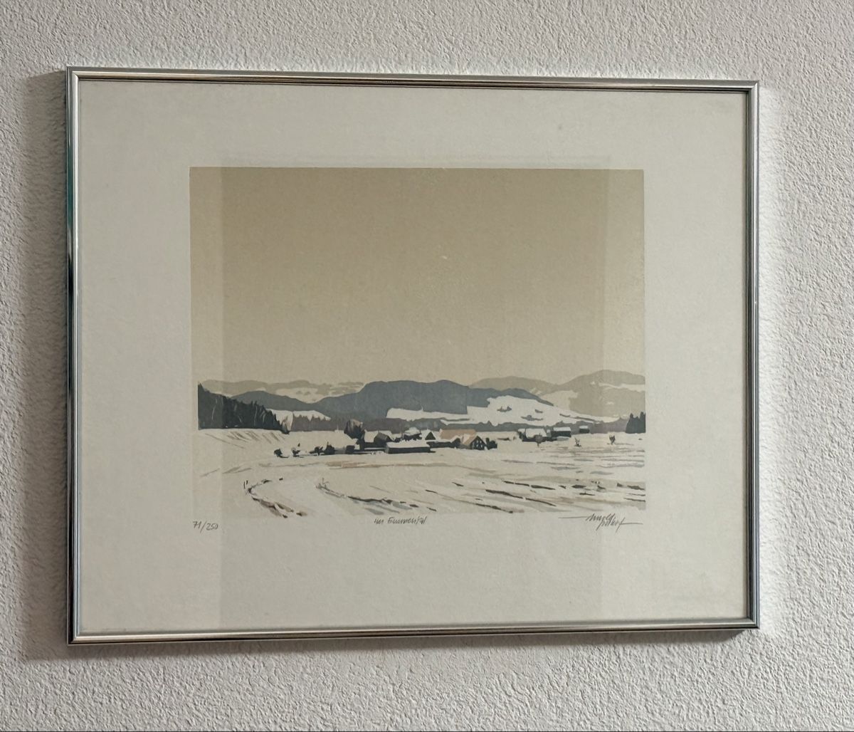 Grafica & Litografie: Arnold Imhof - im Emmental - Lithographie – Usato da Solothurn venduto da NUVICO