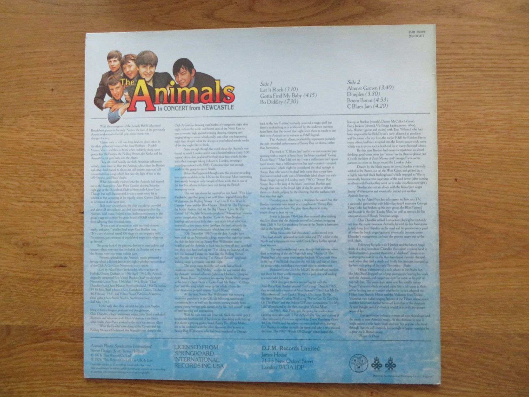 Dischi in vinile: THE ANIMALS IN CONCERT FROM NEWCASTLE – Nuovo (secondo la descrizione) da Zürich venduto da max_cp5f 1
