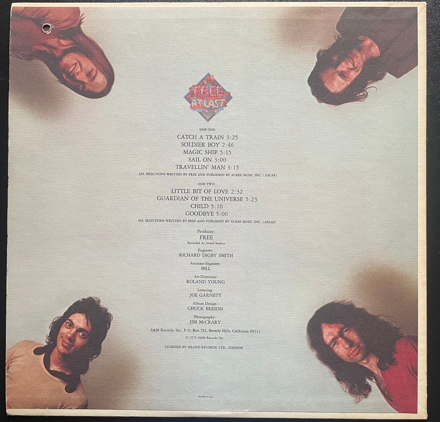 Dischi in vinile: FREE, At Last, WLP, USA – Usato da Kleinlützel venduto da Vinylspezi 1