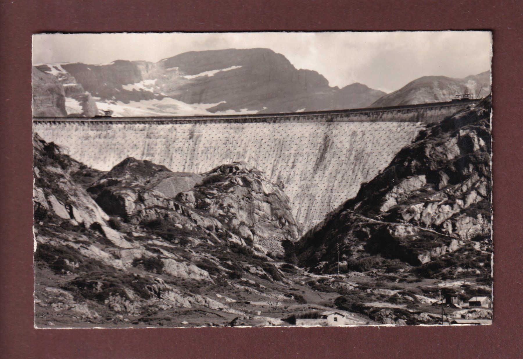 Cartoline postali: Barrage de BARBERINE – Usato da Pully venduto da nicecards