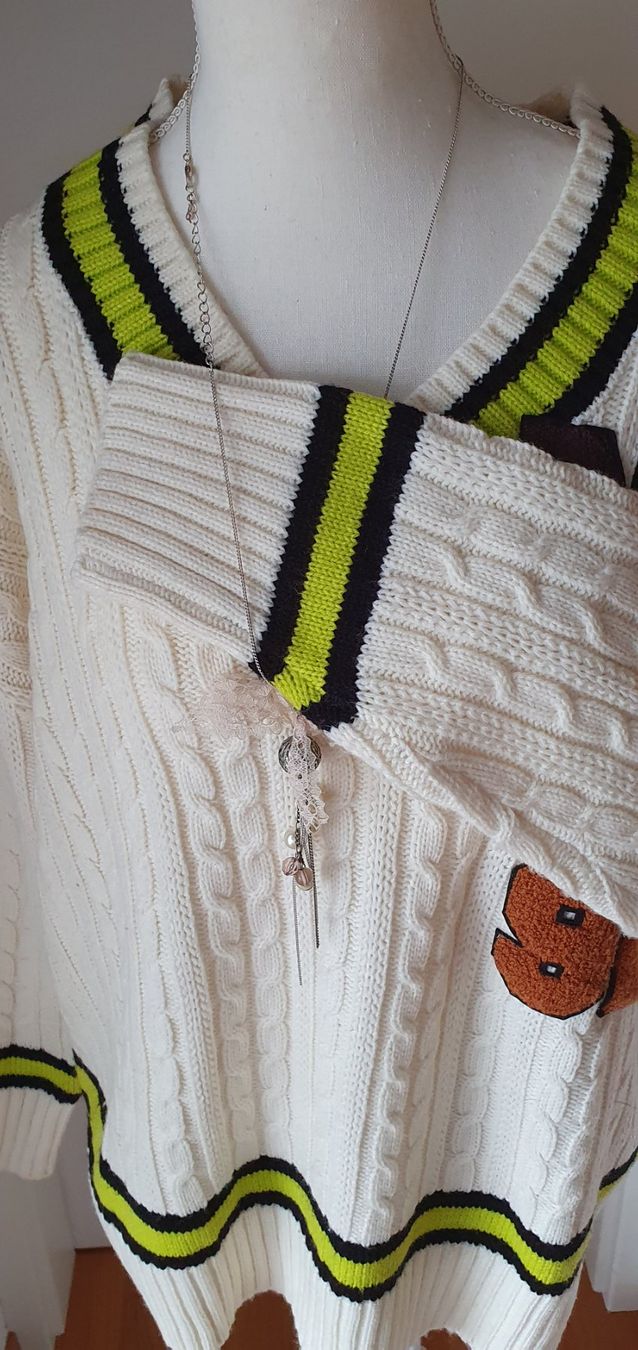 Maglioni & Felpe: Cooler neuer V-Ausschnitt Strickpullover – Nuovo (secondo la descrizione) da Hittnau venduto da Gamoe 2