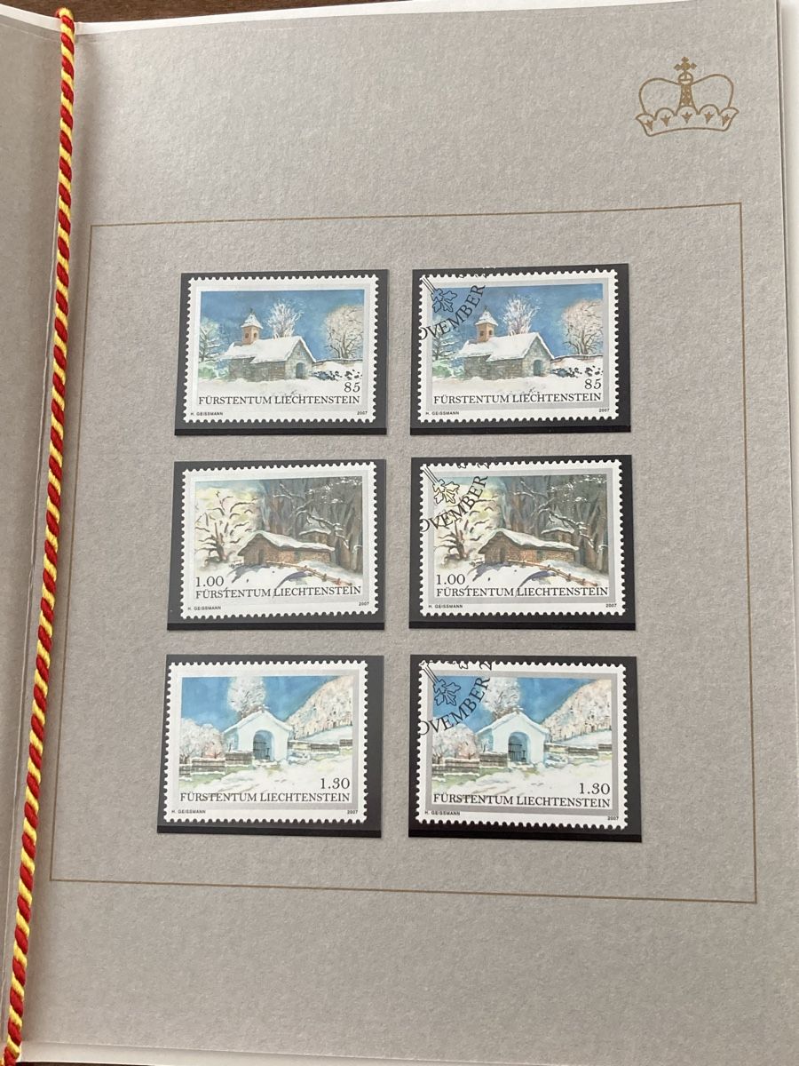 Tutti i francobolli: Liechtenstein Briefmarken Mappe 2007 Postfrisch Ersttag FDC – Nuovo (secondo la descrizione) da Lyss venduto da Mimazibi12 3
