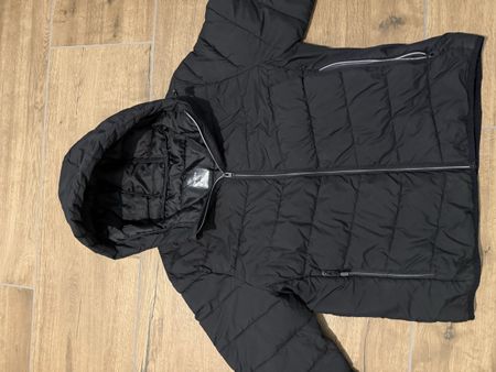 Steppjacke schwarz mit Kapuze für Herren Grösse M neuwertig