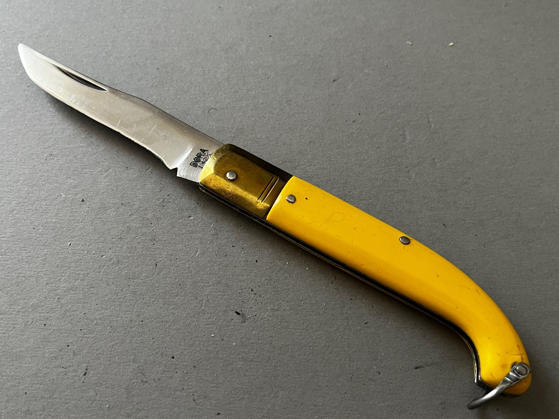 Taschenmesser: Altes Sackmesser DORA INOX 108 mm - selten – Gebraucht aus Zürich von FV.vintage 3